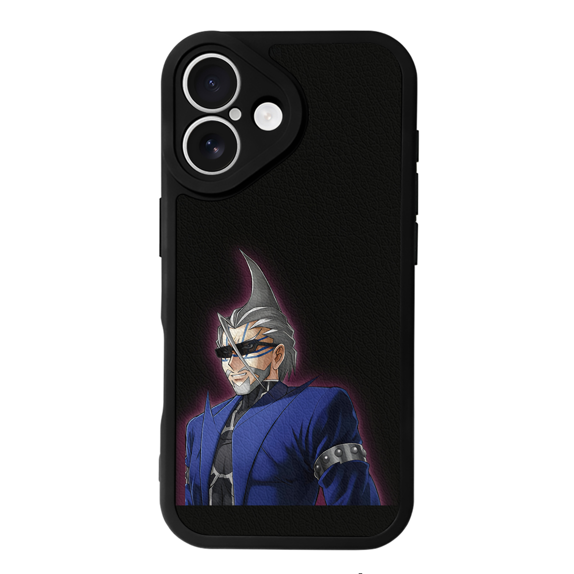 （画像用） 遊☆戯☆王 Yu-Gi-Oh! 【iPhone 16シリーズ対応】シリコンスマホケース（レザー調） 材質：シリコン